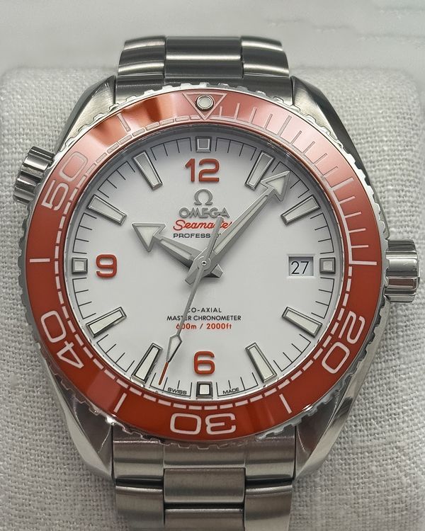 2023 Omega Seamaster Planet Ocean 600M 43.5MM White Dial Steel Bracelet (215.30.44.21.04.001)