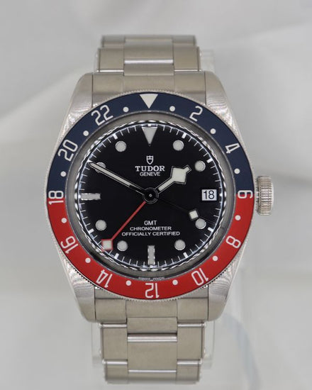 No Reserve - 2023 Tudor Black Bay GMT "Pepsi" 41MM Black Dial Steel Bracelet (79830RB)