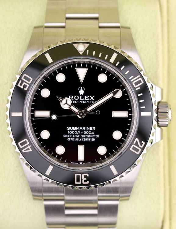 No Reserve - 2026 Rolex Submariner No-Date 41MM Black Dial Oyster Bracelet (124060)