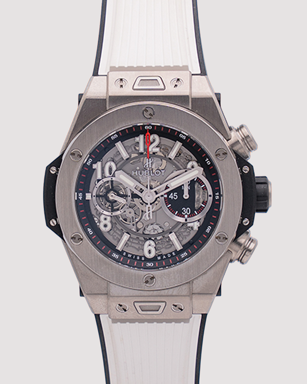 Hublot Big Bang Unico 45MM Skeleton Dial Rubber Strap (411.NX.1170.RX)