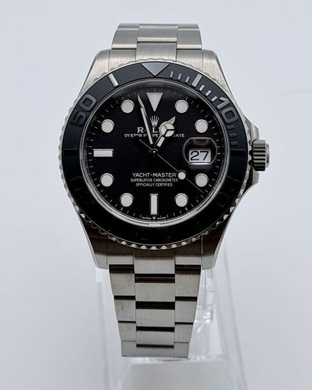 2025 Rolex Yacht-Master 42MM Black Dial Titanium Oyster Bracelet (226627)