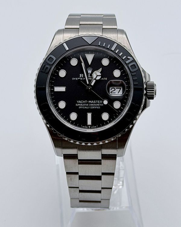 2025 Rolex Yacht-Master 42MM Black Dial Titanium Oyster Bracelet (226627)