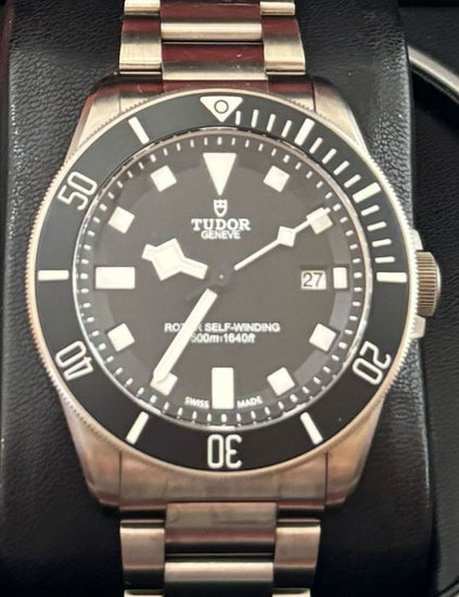 2013 Tudor Pelagos 42MM Black Dial Titanium Bracelet (25500TN)