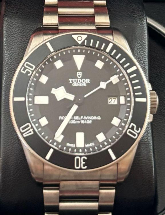 2013 Tudor Pelagos 42MM Black Dial Titanium Bracelet (25500TN)