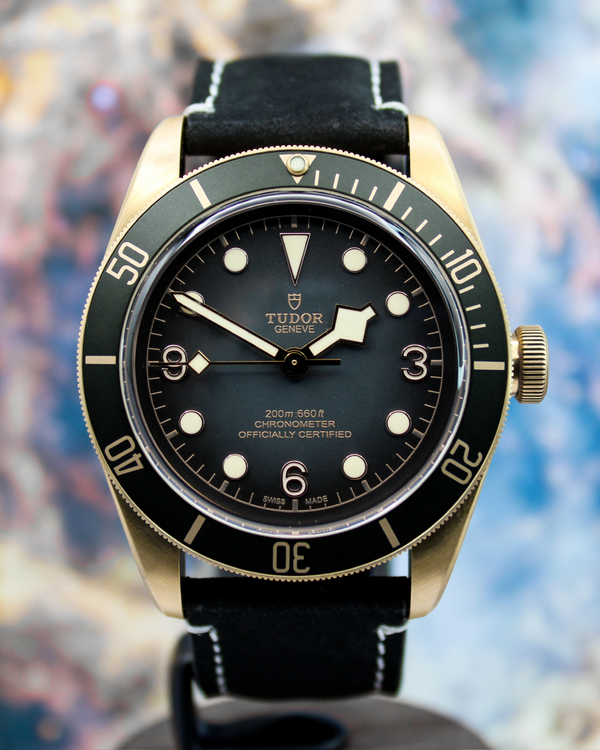 2023 Tudor Black Bay Heritage Bronze 43MM Grey Dial Leather Strap (79250BA)