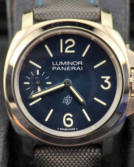 2022 Panerai Luminor Base "Blue Mare" 44MM Blue Dial Leather Strap (PAM01085)