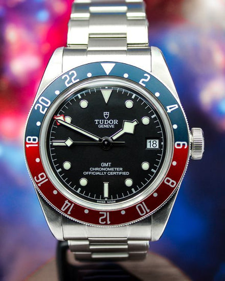 2020 Tudor Black Bay GMT "Pepsi" 41MM Black Dial Steel Bracelet (79830RB)
