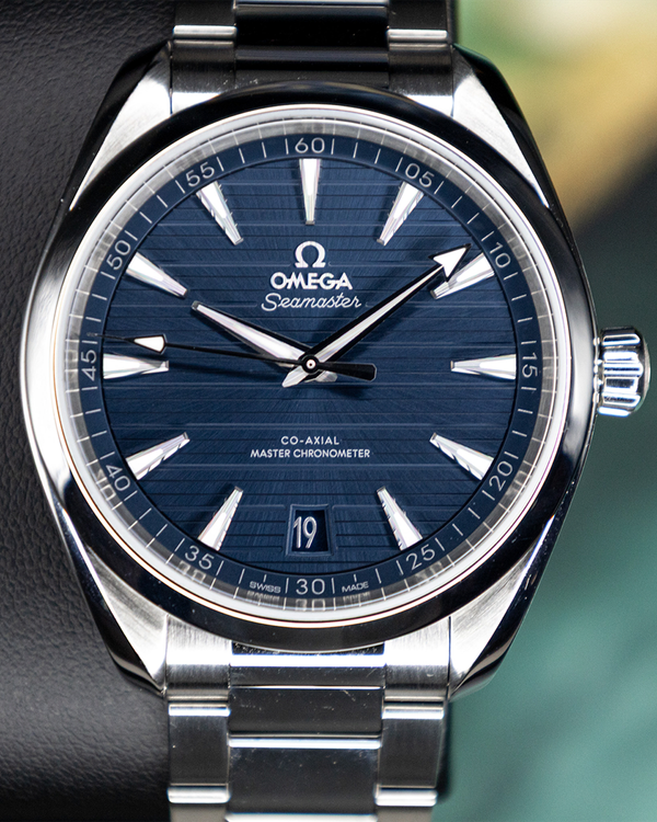 No Reserve - 2023 Omega Seamaster Aqua Terra L.E. "Beijing" 41MM Blue Dial Steel Bracelet (220.10.41.21.03.003)