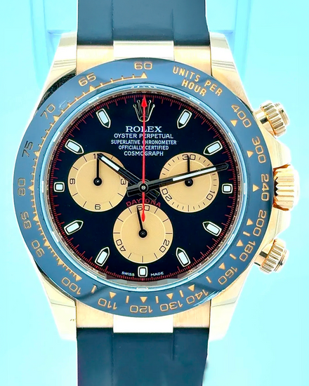 Rolex Cosmograph Daytona 40MM Black "Paul Newman" Dial Oysterflex Strap (116518LN)