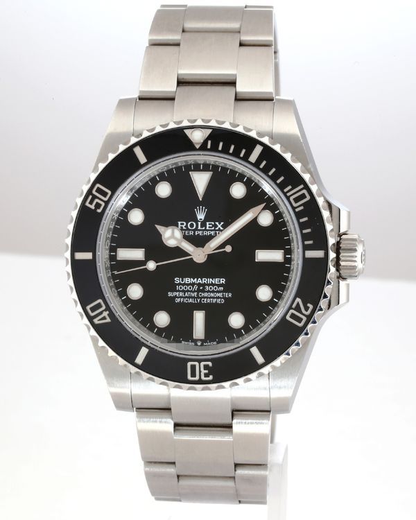 No Reserve - 2025 Rolex Submariner No-Date 41MM Black Dial Oyster Bracelet (124060)