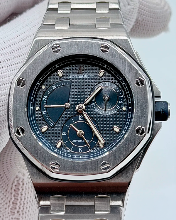 1997 Audemars Piguet Royal Oak Offshore Dual Time "Hong Kong" L.E. 37MM Blue Dial Steel Bracelet (25970ST)