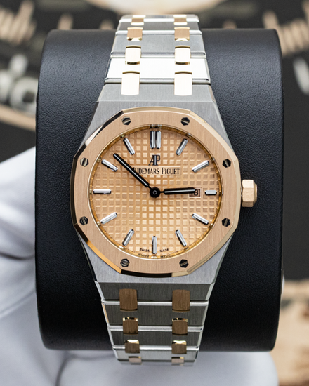 Audemars Piguet Royal Oak 33MM Pink Dial Two-Tone Bracelet (67650SR.OO.1261SR.01)