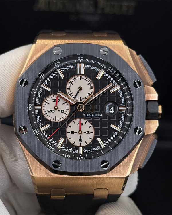 2016 Audemars Piguet Royal Oak Offshore Chronograph 44MM Black Dial Rubber Strap (26401RO.OO.A002.CA.01)