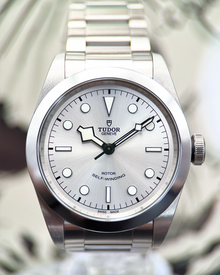 No Reserve - 2024 Tudor Black Bay "Smiley" 41MM Silver Dial Steel Bracelet (79540)