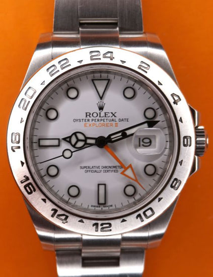 2011 Rolex Explorer II "Polar" 42MM White Dial Oyster Bracelet (216570)