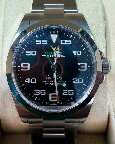 2024 Rolex Air-King 40MM Black Dial Oyster Bracelet (126900)