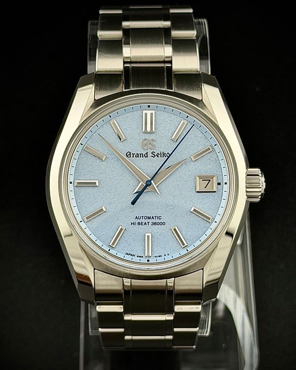 2022 Grand Seiko Heritage Collection Sōkō Frost 40MM Blue Dial Steel Bracelet (SBGH295)
