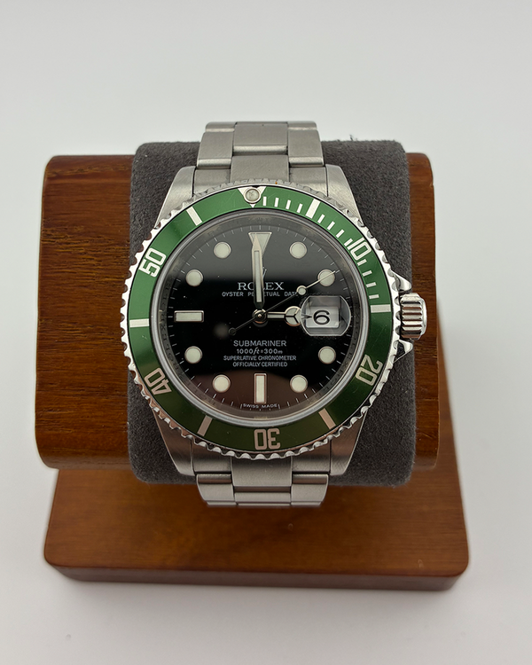 2008 Rolex Submariner Date "Hulk" 40MM Green Dial Oyster Bracelet (116610LV)