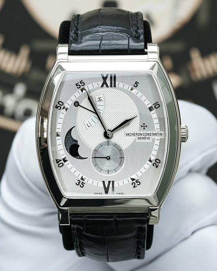 2014 Vacheron Constantin Malte 39MM Silver Dial Leather Strap (83080/000G)