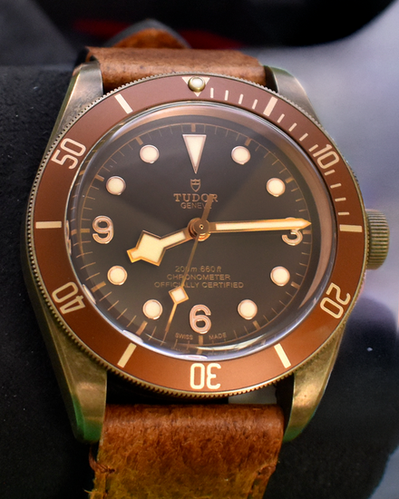 2017 Tudor Black Bay 43MM Brown Dial Leather Strap (79250BM)