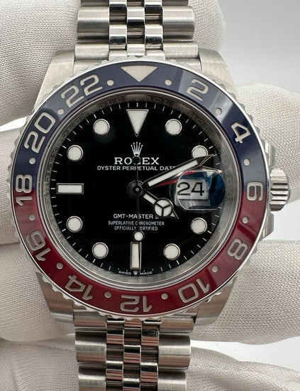 2025 Rolex GMT-Master II "Pepsi" 40MM Black Dial Jubilee Bracelet (126710BLRO)