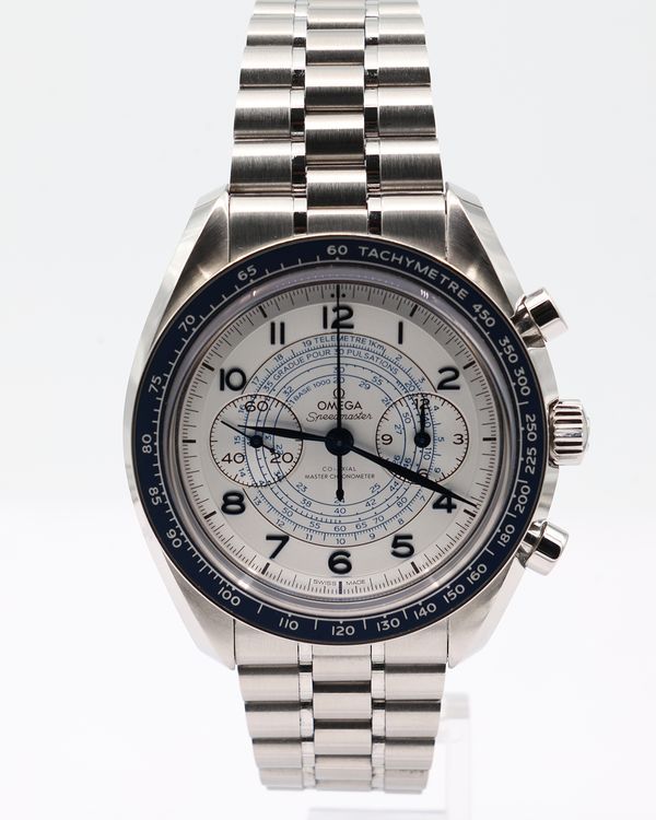 2021 Omega Speedmaster Chronoscope 43MM Silver Dial Steel Bracelet (329.30.43.51.02.001)
