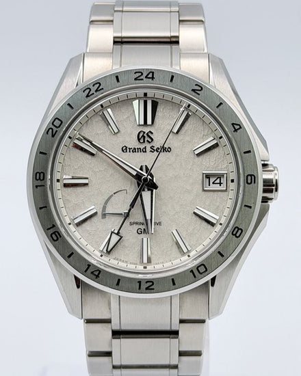 2026 Grand Seiko Evolution 9 GMT "Mistflake" 41MM Silver Dial Titanium Bracelet (SBGE285G)