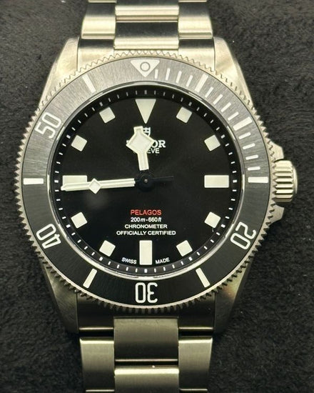 2026 Tudor Pelagos 39MM Black Dial Titanium Bracelet (25407N)