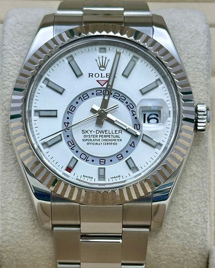 2023 Rolex Sky-Dweller 42MM White Dial Oyster Bracelet (326934)