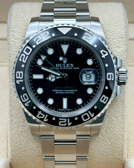 2016 Rolex GMT-Master II 40MM Black Dial Oyster Bracelet (116710LN)