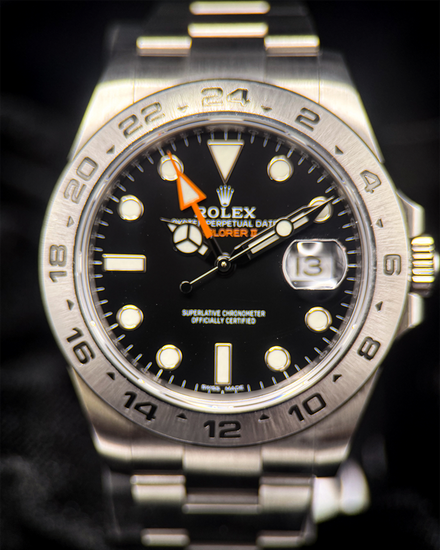 2018 Rolex Explorer II 42MM Black Dial Oyster Bracelet (216570)