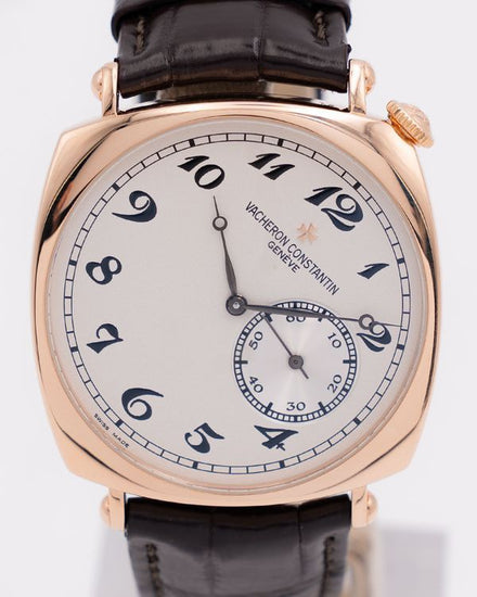 2010 Vacheron Constantin Historiques American 1921 40MM Silver Dial Leather Strap (82035/000R-9359)