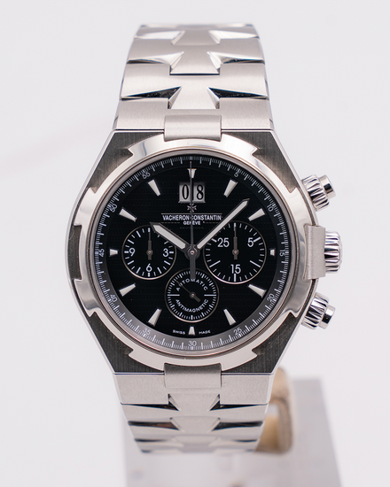Vacheron Constantin Overseas Chronograph 42MM Black Dial Steel Bracelet (49150/B01A-9097)