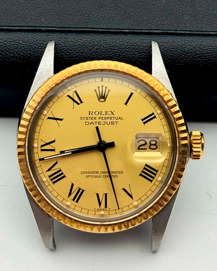 1987 Rolex Datejust 36MM Yellow "Buckley" Dial (16013)