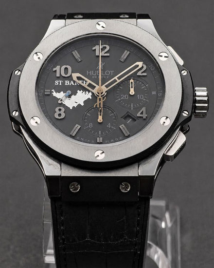 2008 Hublot Big Bang "St. Bart" L.E. 44mm Black Dial Leather Strap (301.CI.134.RX.SB)
