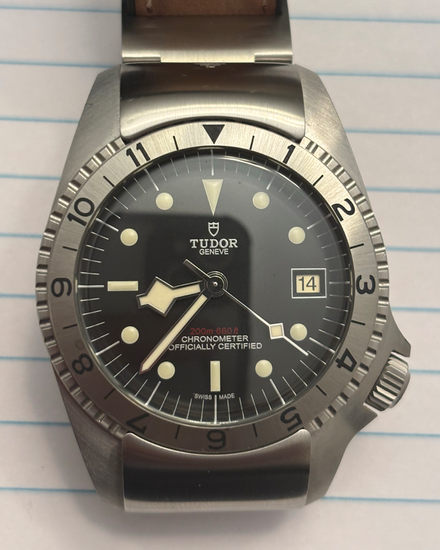 2026 Tudor Black Bay P01 42MM Black Dial Leather Strap (70150)