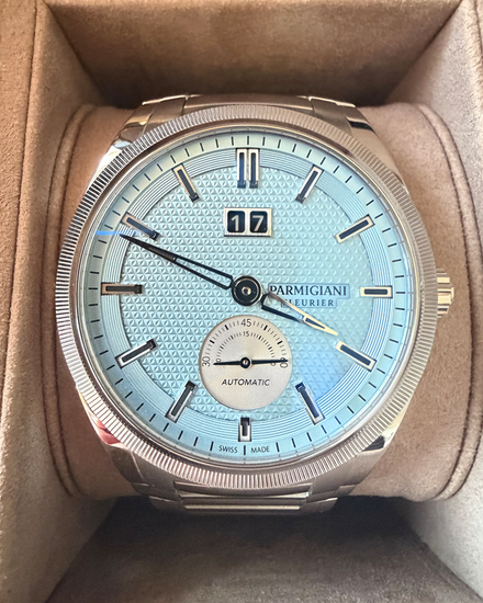 2023 Parmigiani Fleurier Tonda GT Yoshida L.E. 42MM Ice Blue Dial Steel Bracelet (PFS910-1020006-100182)