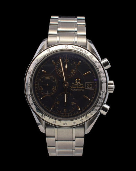 Omega Speedmaster Date 39MM Black Dial Steel Bracelet (3513.54.00)