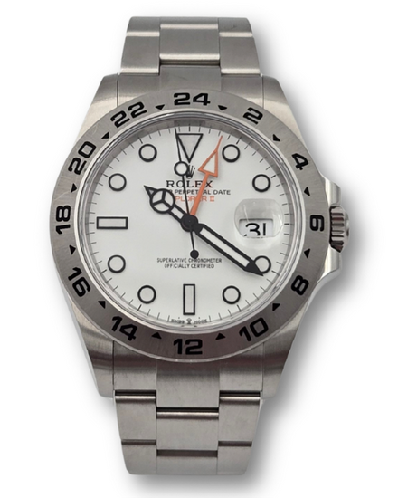 2025 Rolex Explorer II "Polar" 42MM White Dial Oyster Bracelet (226570)