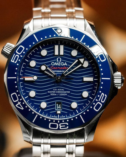 2025 Omega Seamaster Diver 300M 42MM Blue Dial Steel Bracelet (210.30.42.20.03.001)