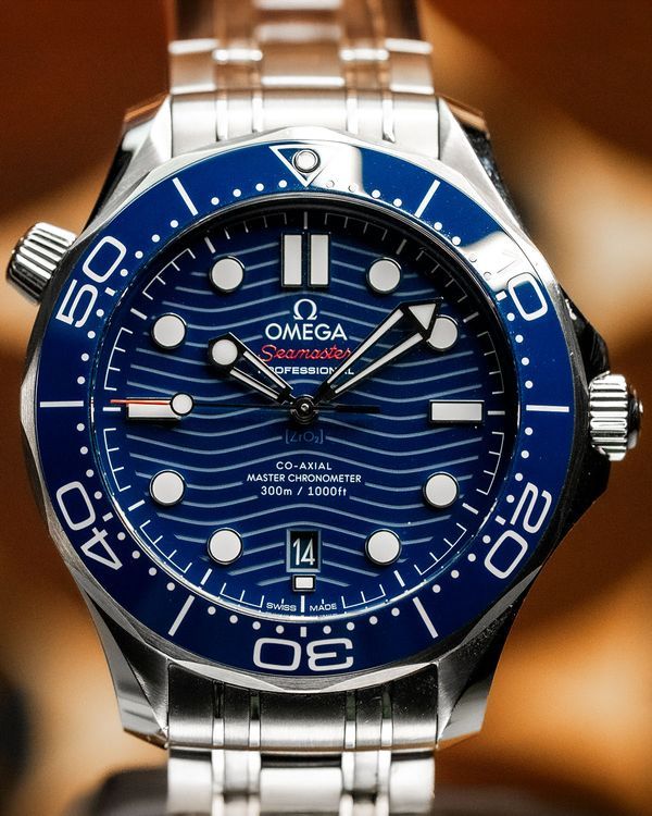 2025 Omega Seamaster Diver 300M 42MM Blue Dial Steel Bracelet (210.30.42.20.03.001)