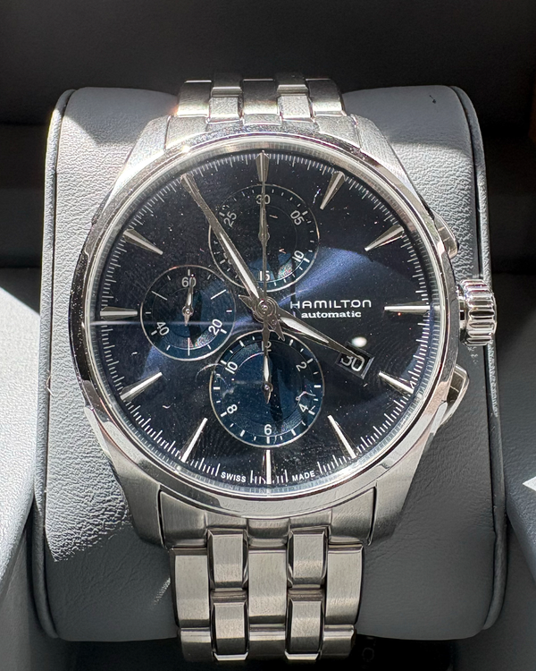 2025 Hamilton Jazzmaster 42MM Blue Dial Steel Bracelet (H32586141)