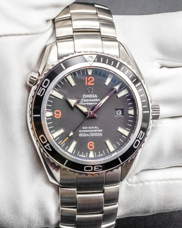Omega Seamaster Planet Ocean 600M 45.5MM Black Dial Steel Bracelet (2200.51.00)