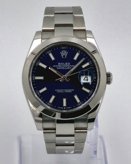 2024 Rolex Datejust 41MM Blue Dial Oyster Bracelet (126300)