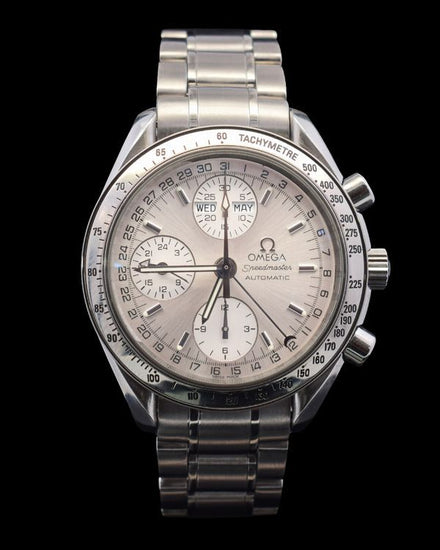 Omega Speedmaster Day-Date 39MM Silver Dial Steel Bracelet (3523.30.00)