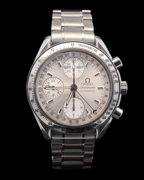 Omega Speedmaster Day-Date 39MM Silver Dial Steel Bracelet (3523.30.00)