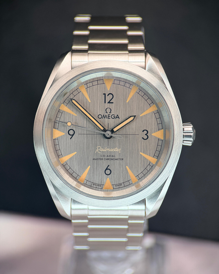 2023 Omega Seamaster Railmaster 40MM Grey Dial Steel Bracelet (220.10.40.20.06.001)
