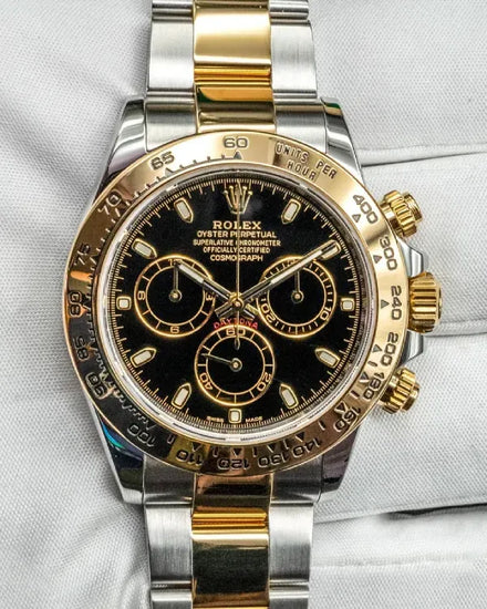 2018 Rolex Cosmograph Daytona 40MM Black Dial Two-Tone Oyster Bracelet (116503)