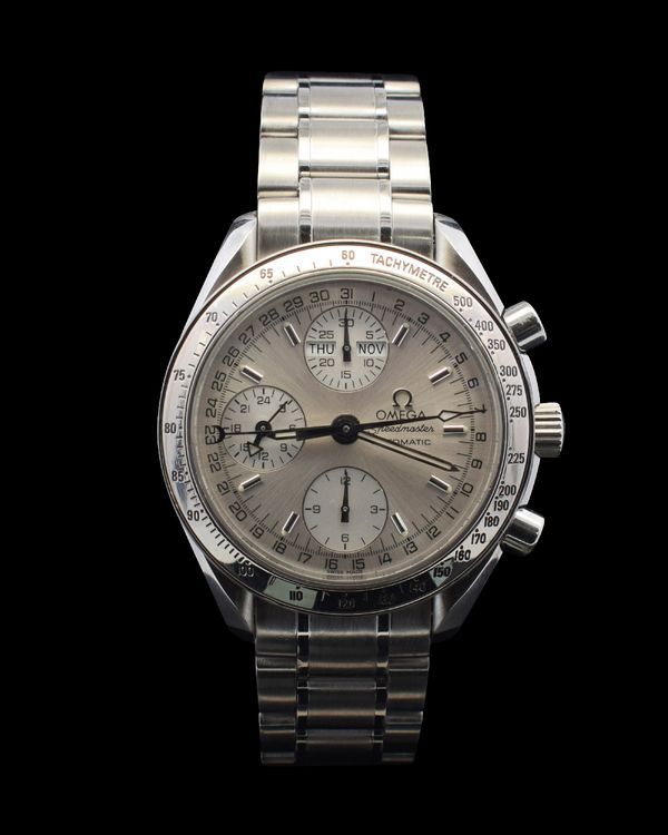 Omega Speedmaster Day-Date 39MM Silver Dial Steel Bracelet (3523.30.00)