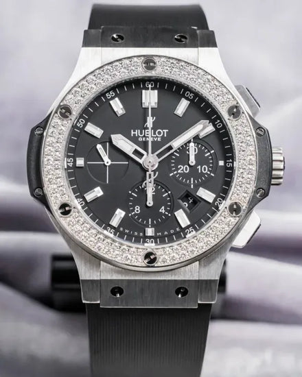Hublot Big Bang 44MM Black Dial Rubber Strap (301.SX.1170.RX.1104)